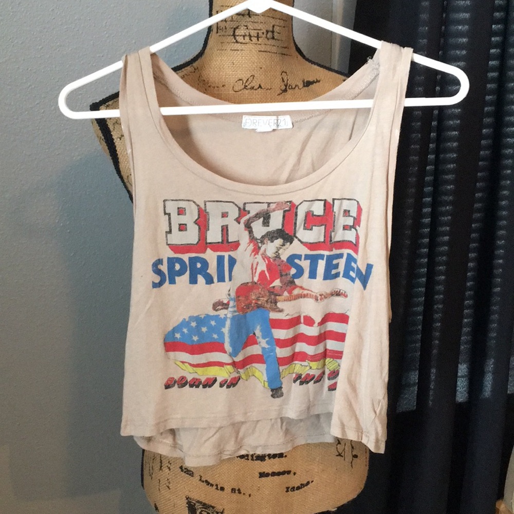 Bruce Springsteen crop top
